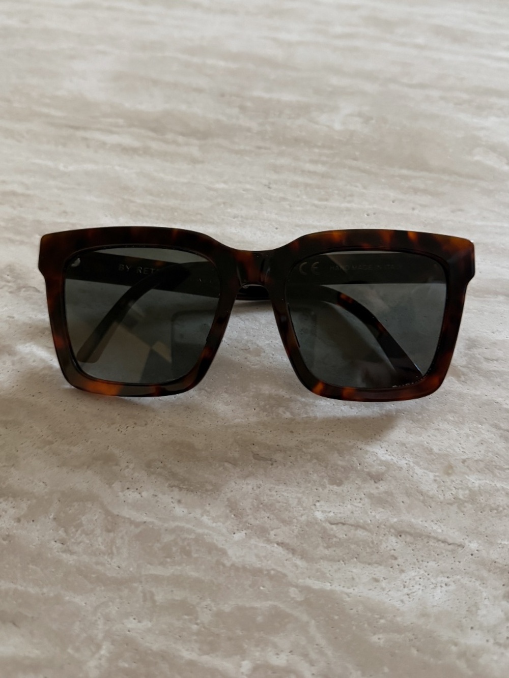 Retro Super Future Giusto Square Sunglasses in Tortoise